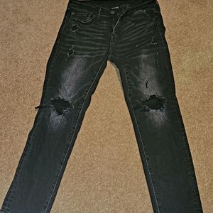 American eagle next level flex 28x28 slim black jeans